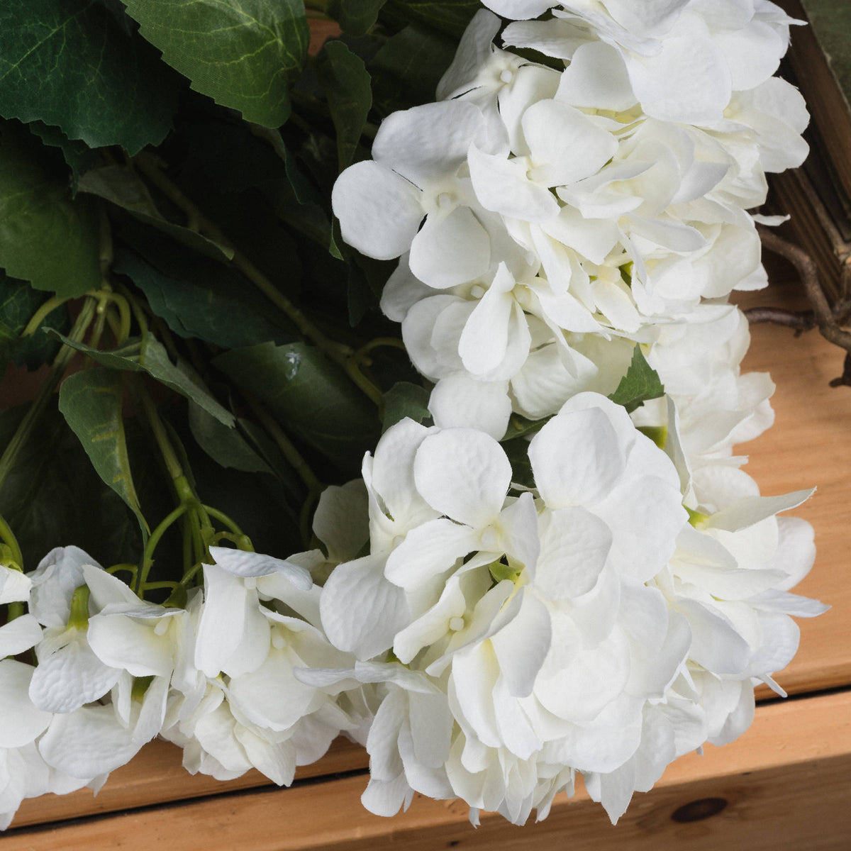 White Hydrangea Bouquet by Hill Interiors - image 3
