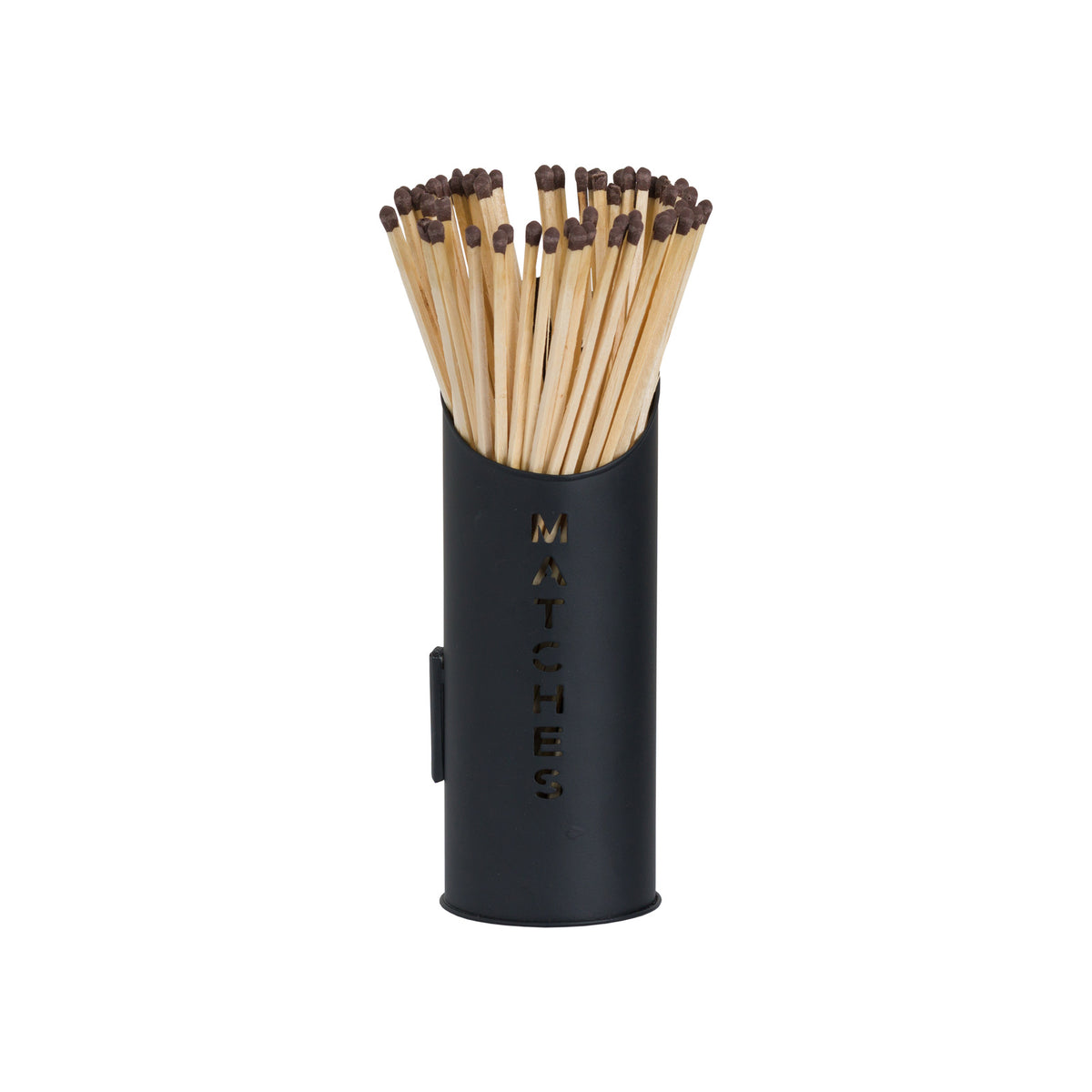 Black Finish Logs And Kindling Buckets & Matchstick Holder by Hill Interiors - image 5
