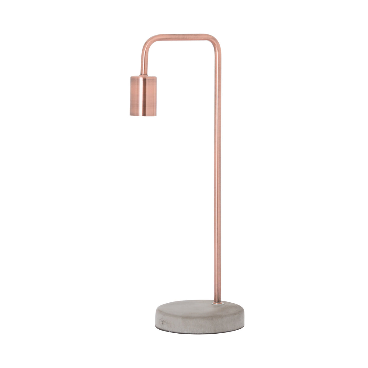 Copper Industrial Lamp With Stone Base by Hill Interiors - image 2