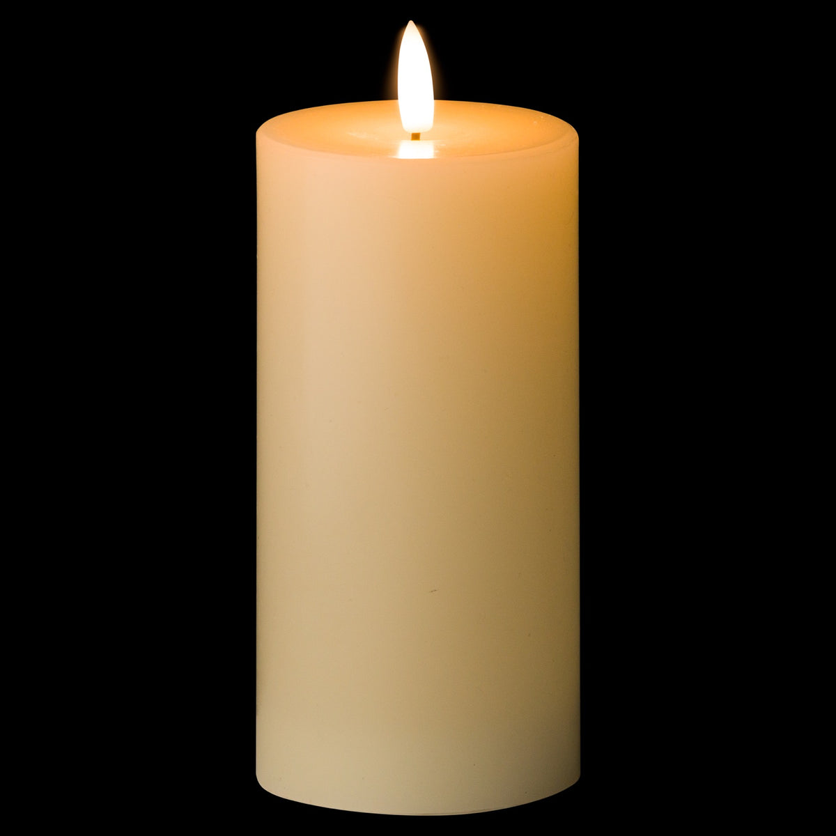 Luxe Collection Natural Glow 3 x 6 LED Cream Wax Candle by Hill Interiors - image 2