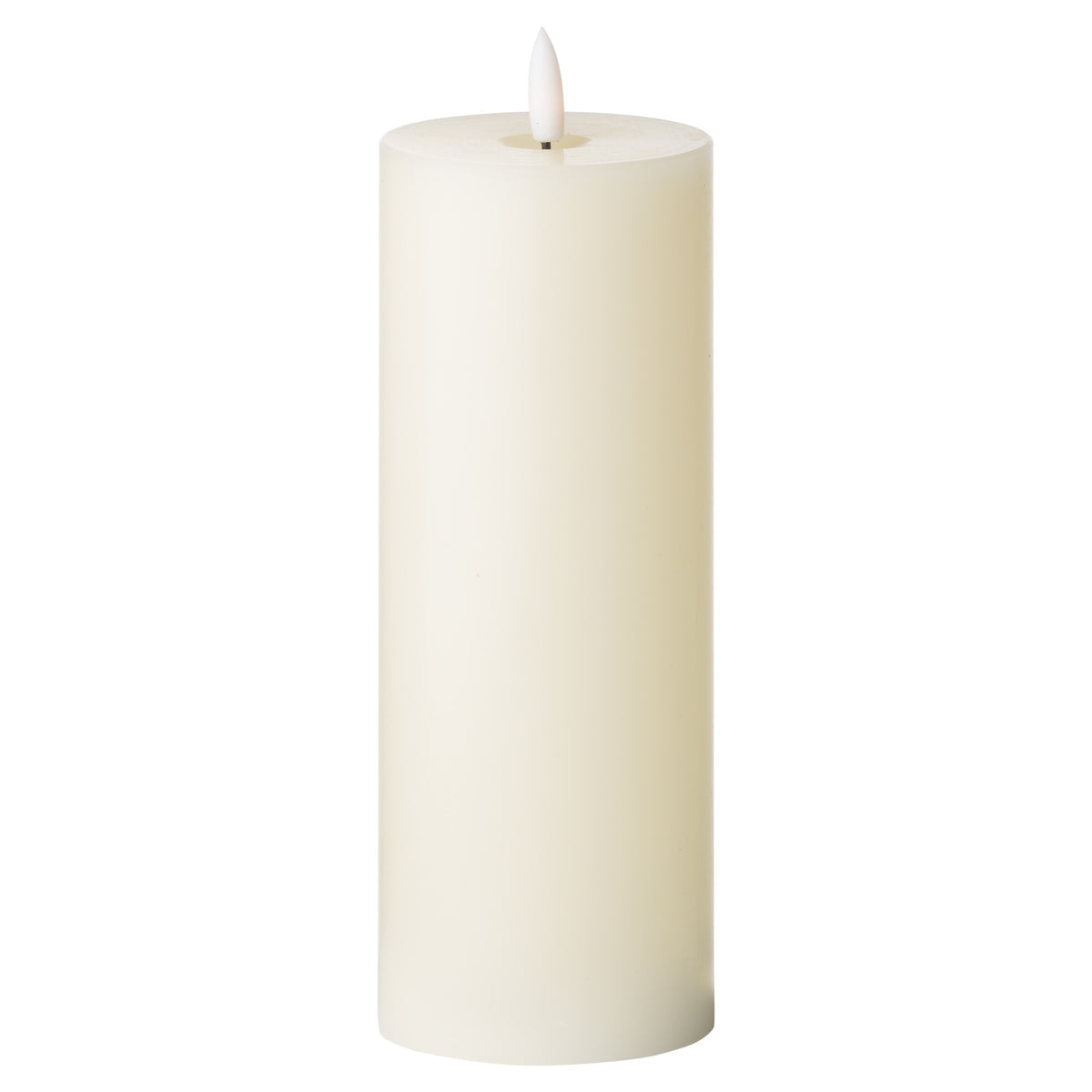 Luxe Collection Natural Glow 3 x 8 LED Cream Wax Candle by Hill Interiors