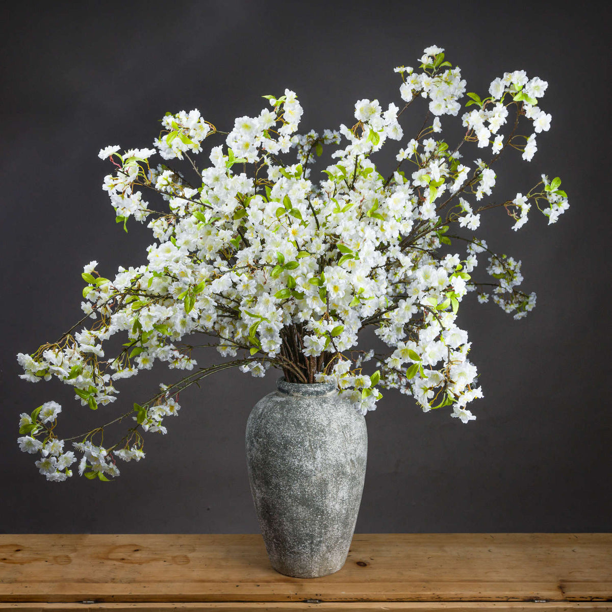 White Cherry Blossom Spray by Hill Interiors