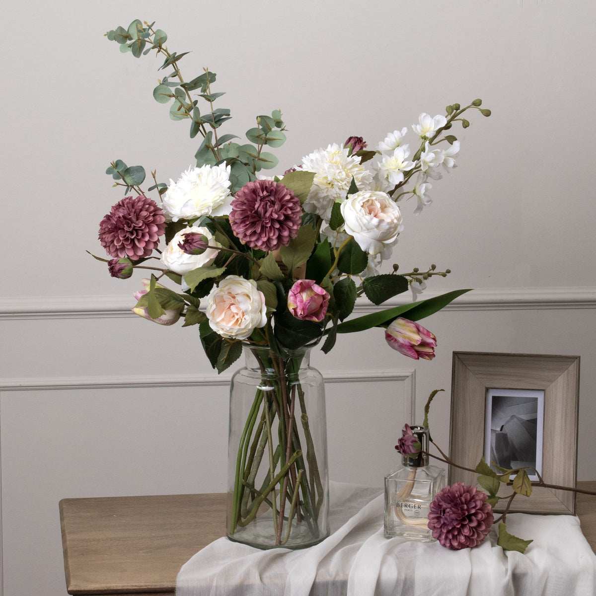 Large Cineraria Eucalyptus Spray by Hill Interiors - image 3