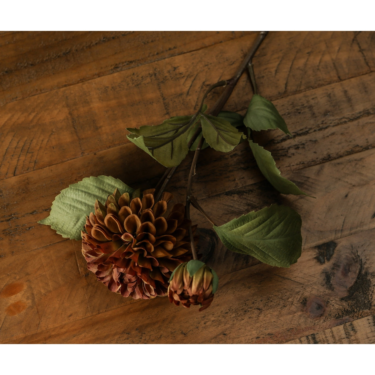 Deep Mustard Dahlia Stem by Hill Interiors - image 5