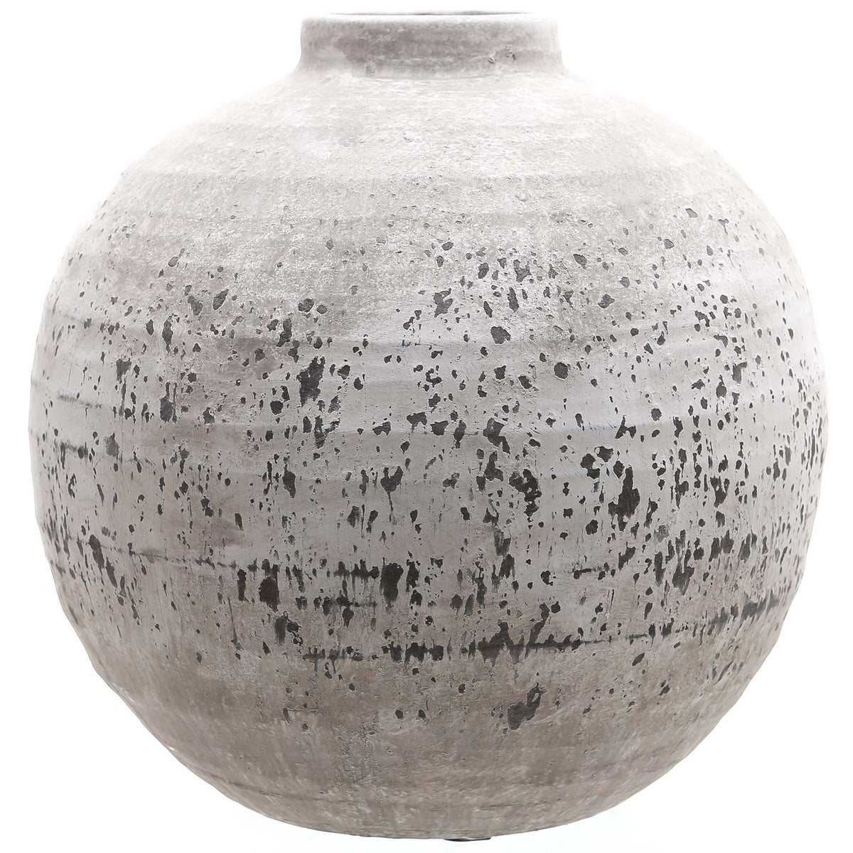Tiber Large Stone Ceramic Vase by Hill Interiors