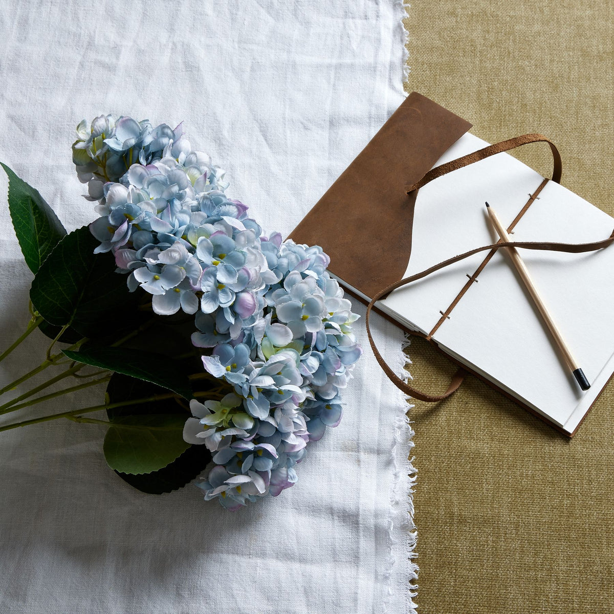 Blue Hydrangea Bunch by Hill Interiors