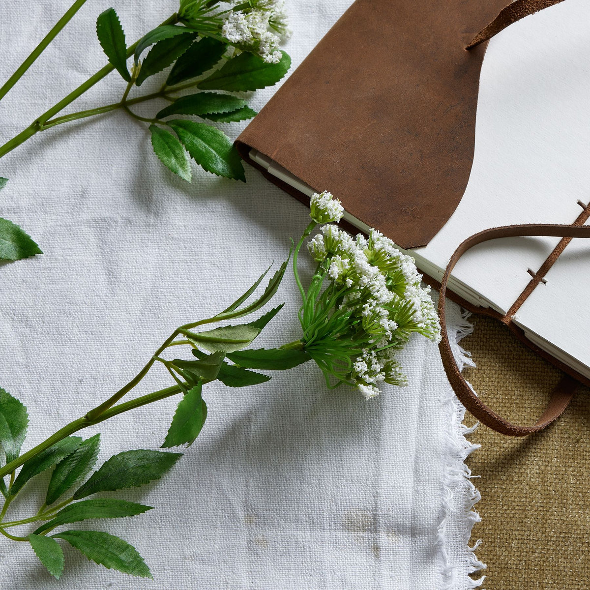 Faux White Cow Parsley Ammi by Hill Interiors - image 2