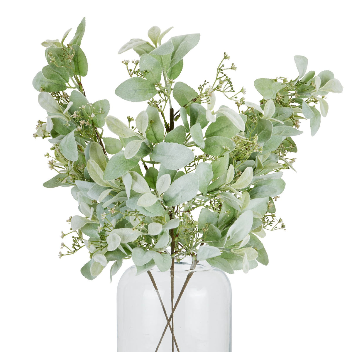 Large Winter Sprig With Lambs Ear And Wax Flower by Hill Interiors - image 5