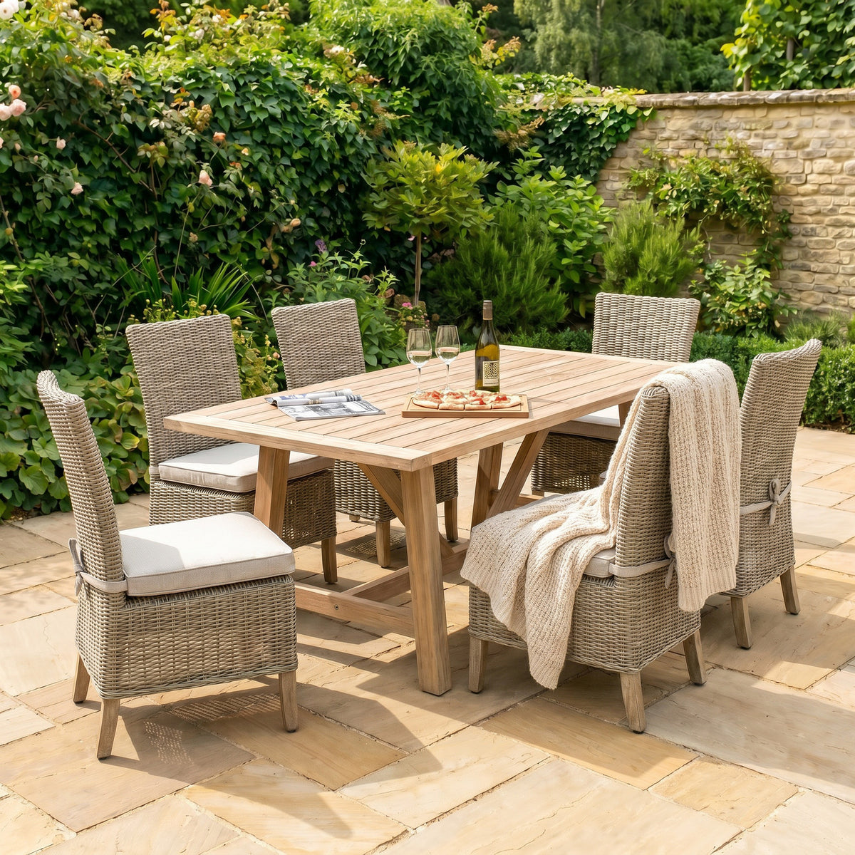 Capri Collection Outdoor Dining Chair by Hill Interiors