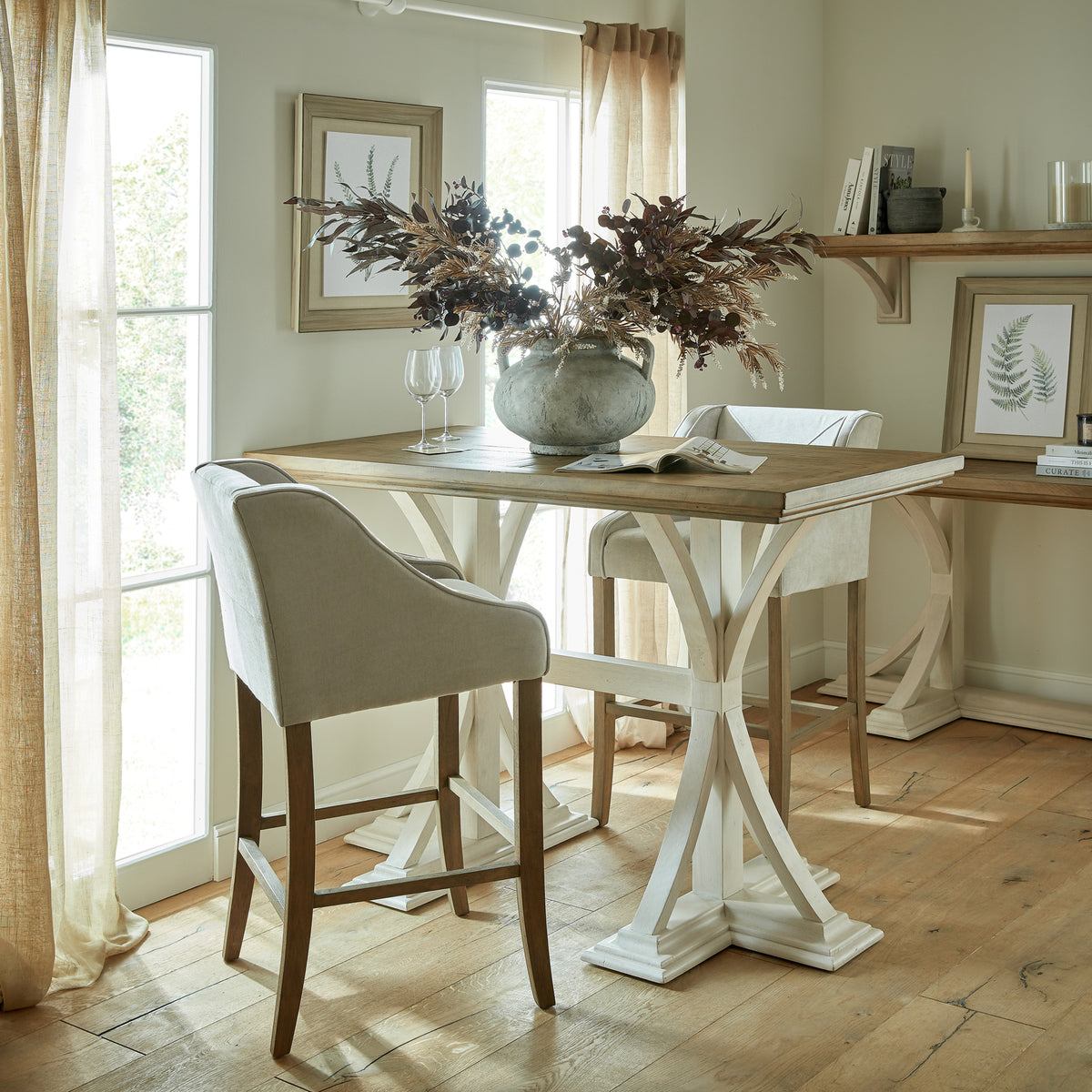Epsom Grey Bar Stool by Hill Interiors