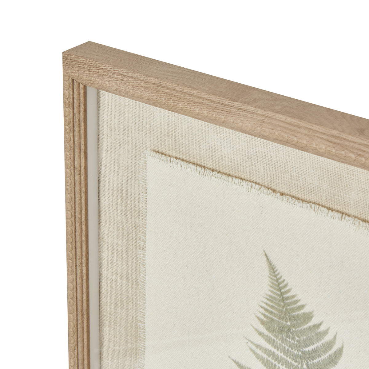 Bracken Art On Texture-Torn Paper With Beaded Frame by SEDERVA - image 5
