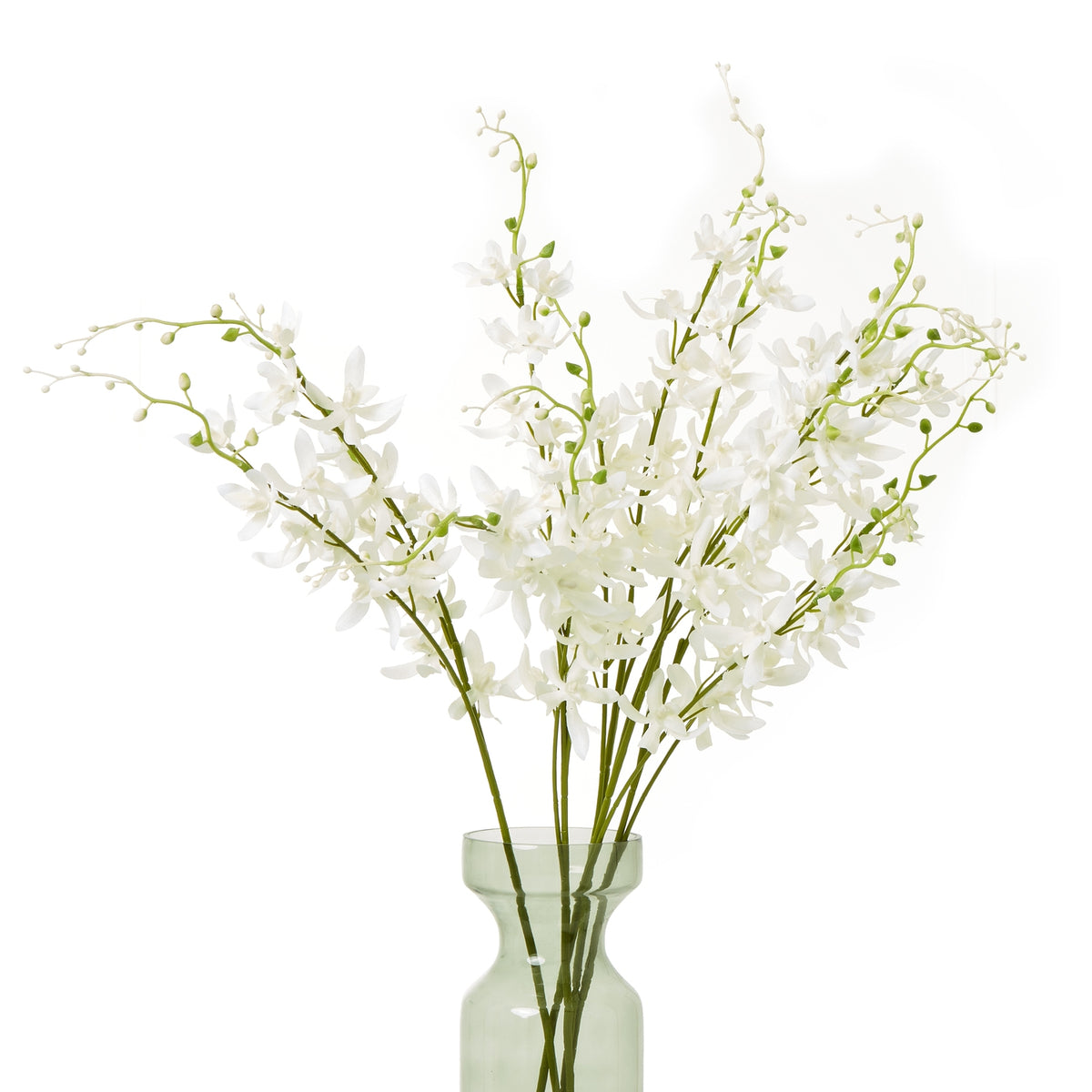 White Cymbidium Spray by Hill Interiors - image 3