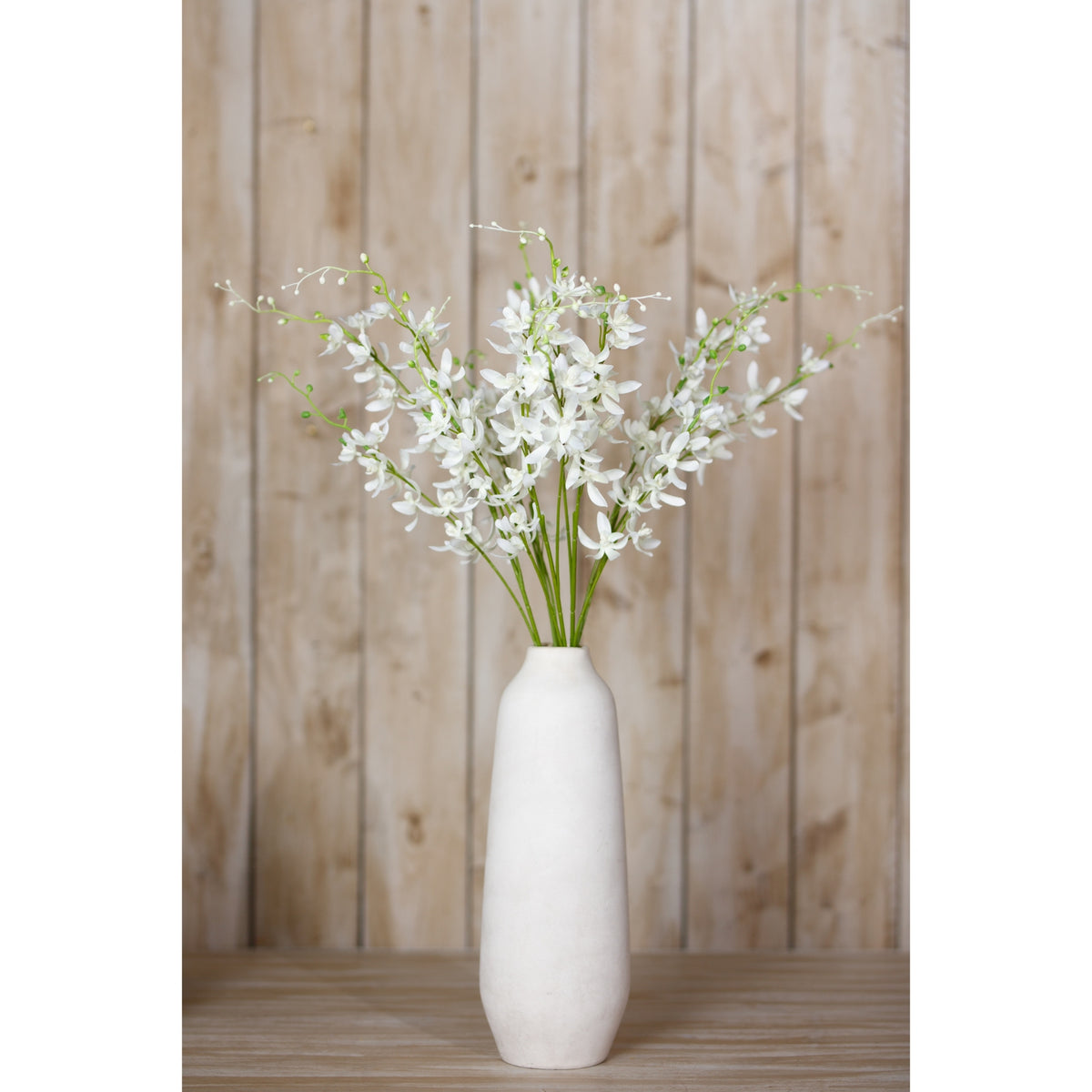 White Cymbidium Spray by Hill Interiors - image 4