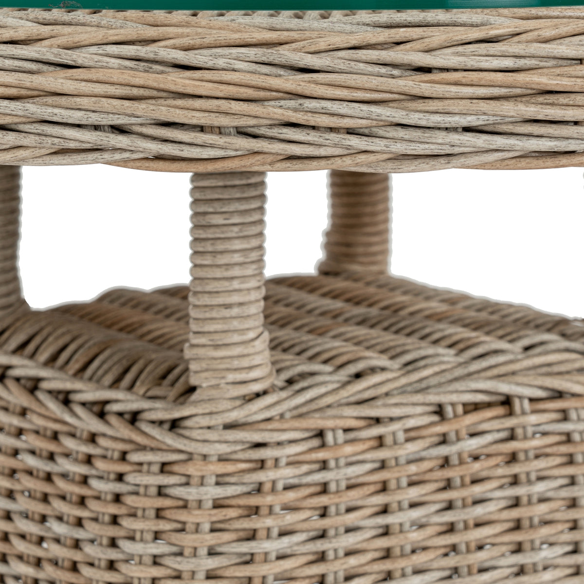 Amalfi Collection Outdoor Bistro Table With Wood Top by Hill Interiors - image 5