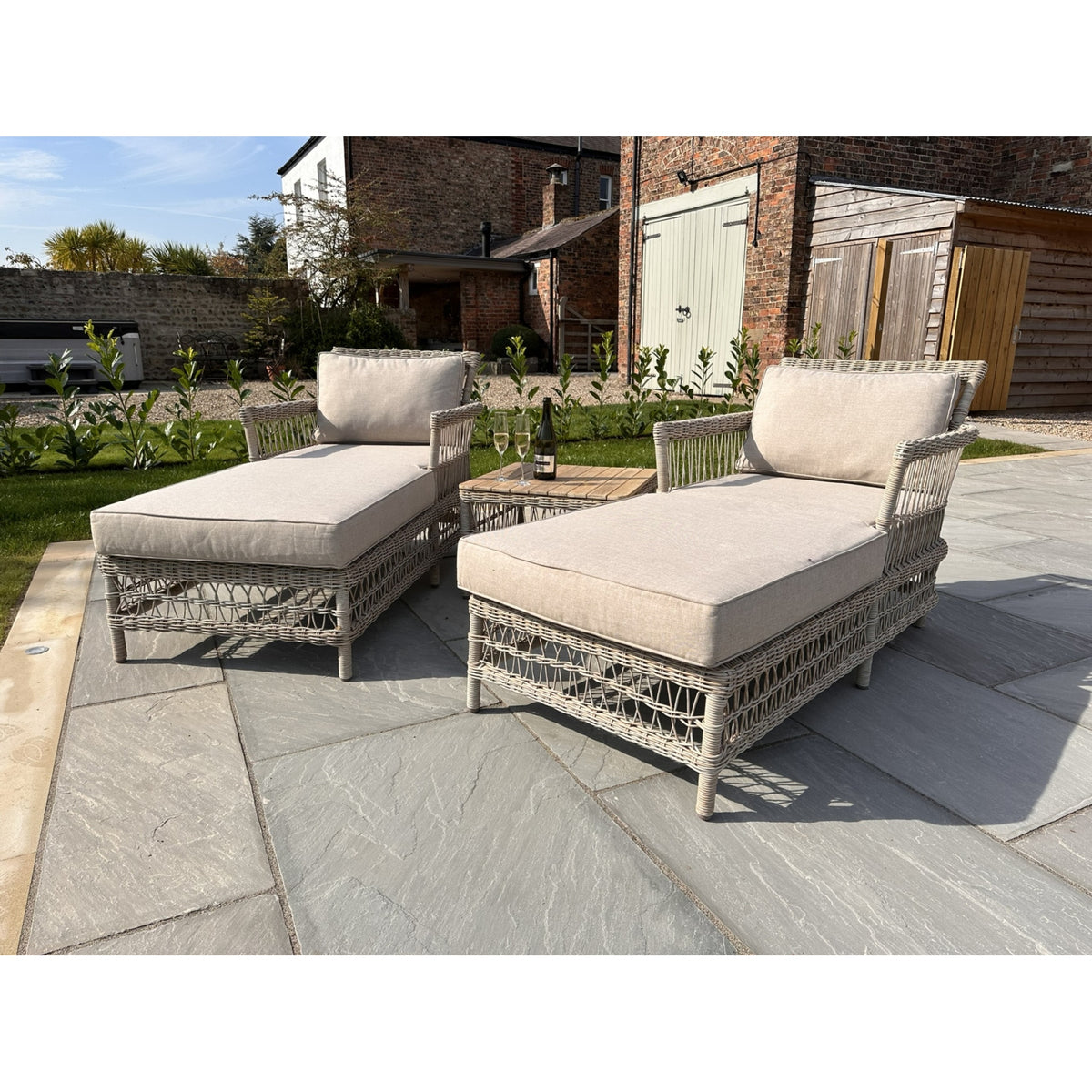 Provence Collection Outdoor Sun Lounger Set by Hill Interiors - image 2