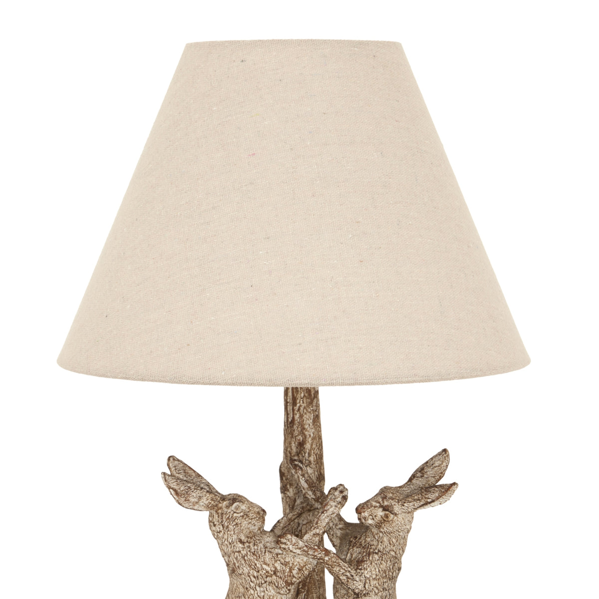 Stonewashed Marching Hares Lamp With Linen Shade by Hill Interiors - image 3