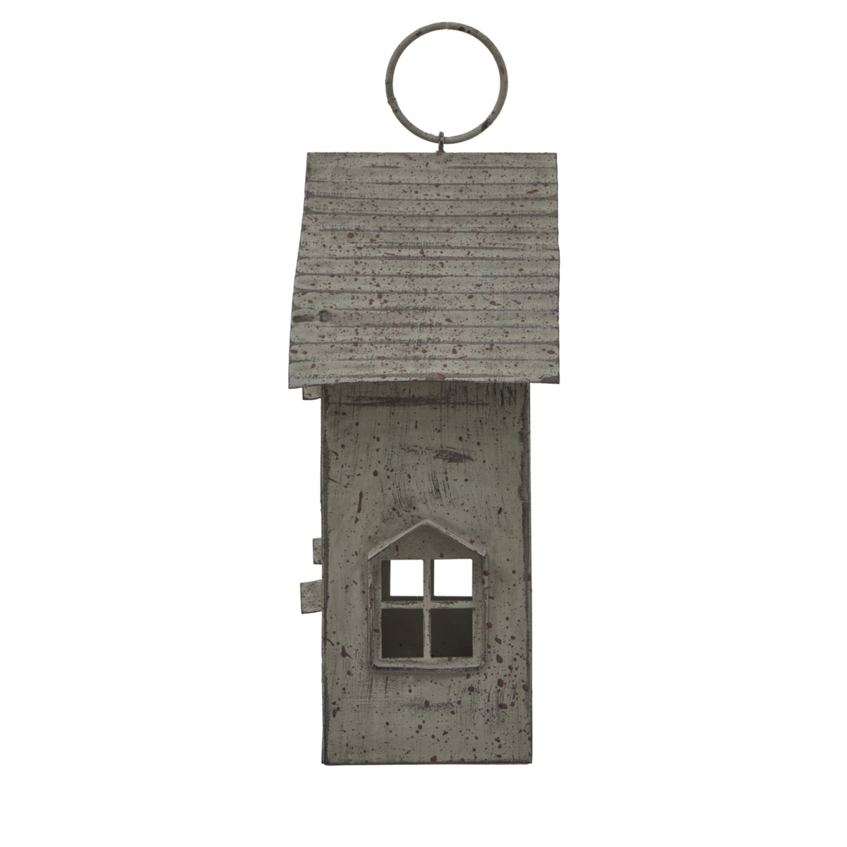 Rustic Metal Hanging House With Tealight Holder by Hill Interiors - image 3