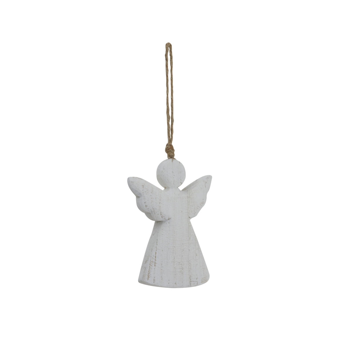 Whitewashed Rustic Hanging Angel by Hill Interiors - image 2