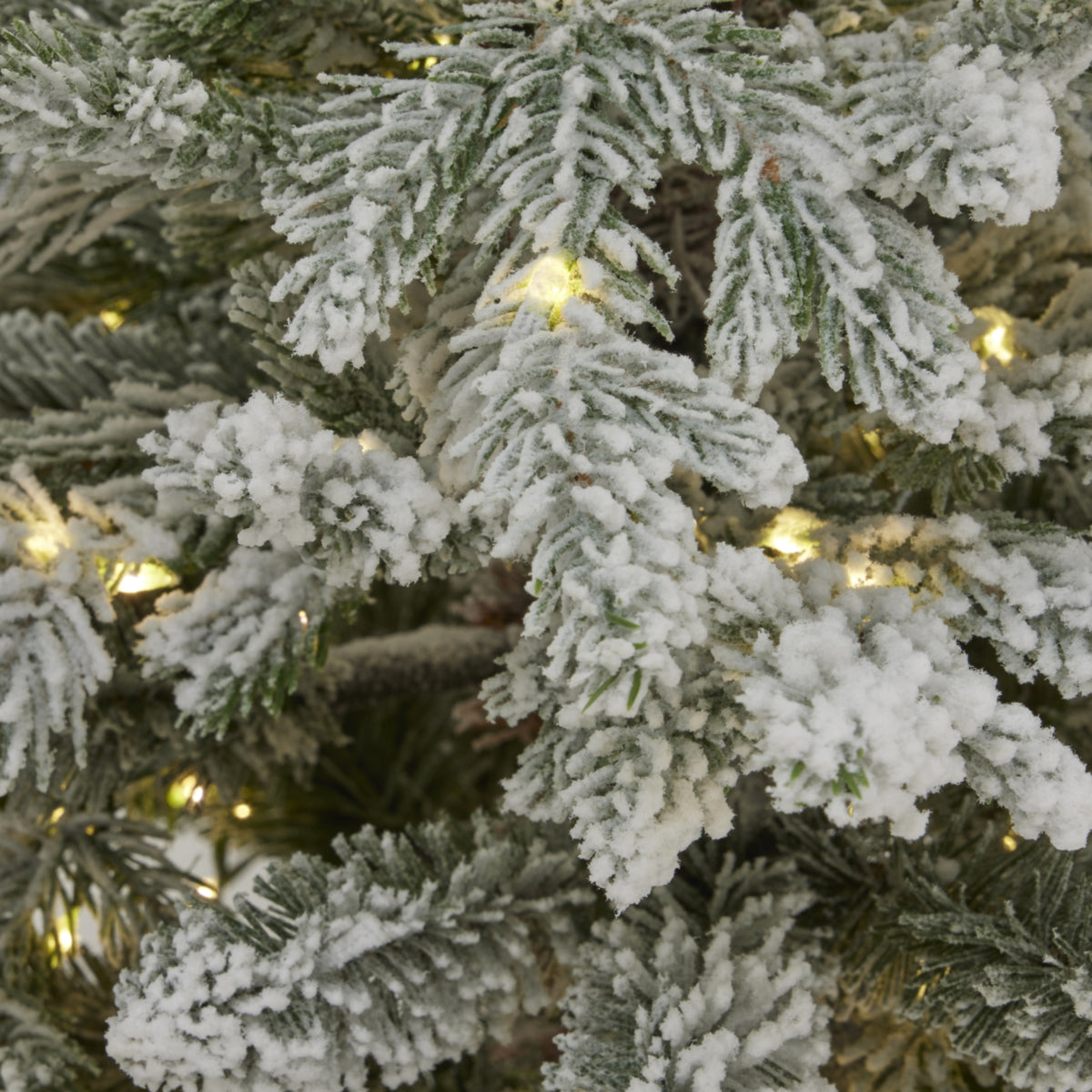 Snowy Forest Fir Pre-Lit Led 300L Christmas Tree In Pot by Hill Interiors - image 3