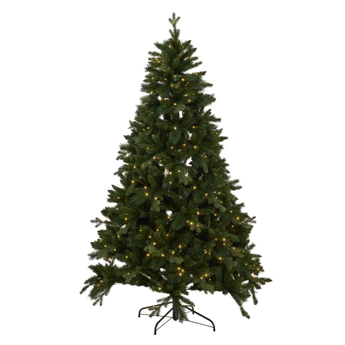 Green Forest Fir Pre-Lit 400L Led Christmas Tree by Hill Interiors