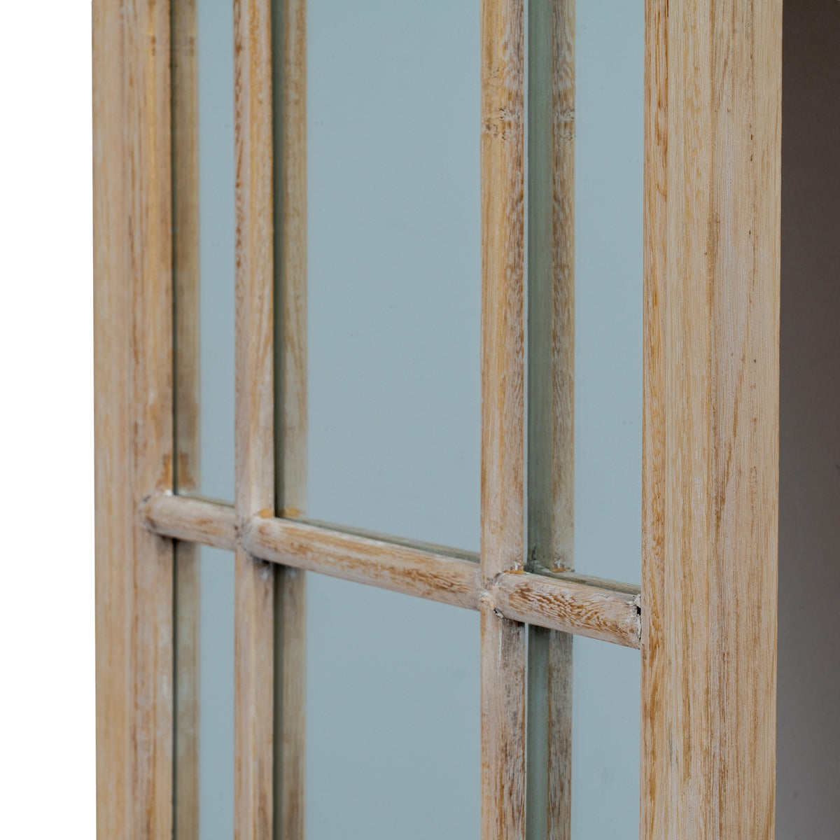 Washed Wood Tall Arched Window Mirror by Hill Interiors - image 3