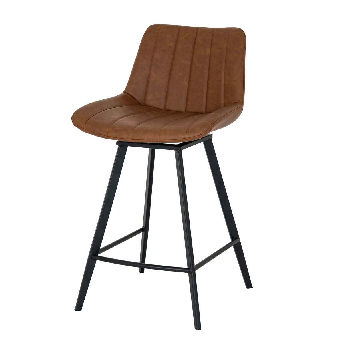 Malmo Tan Swivel Bar Stool by Hill Interiors - image 2