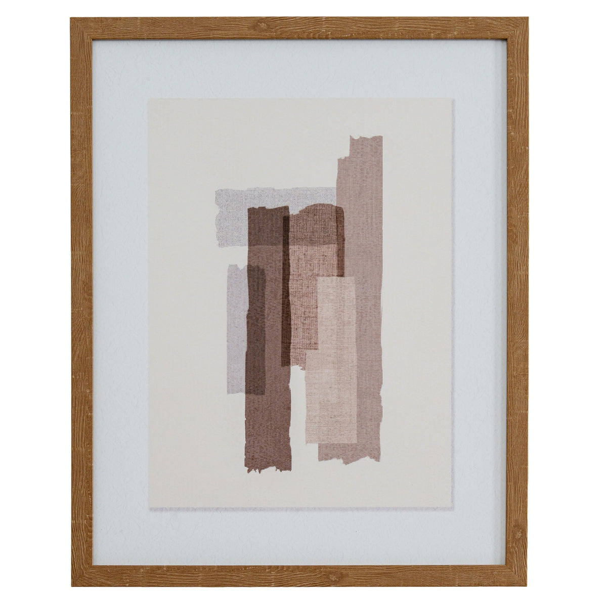 Terran Art Mounted In Wooden Frame by Hill Interiors