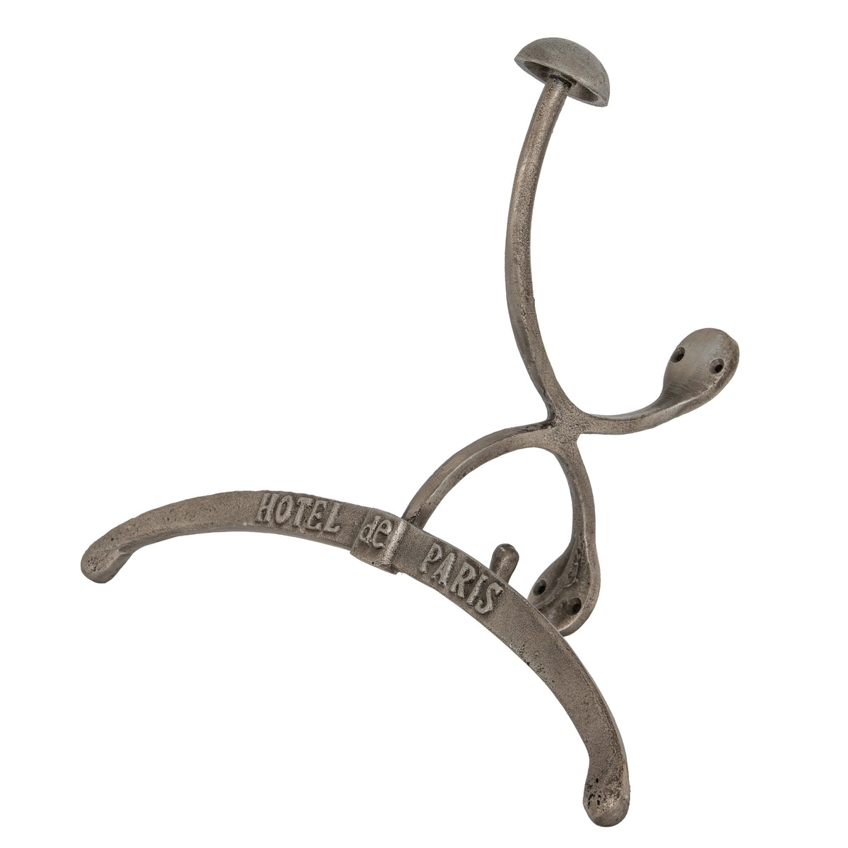 Antiqued Silver Coat Hanger With Hook by Hill Interiors - image 2