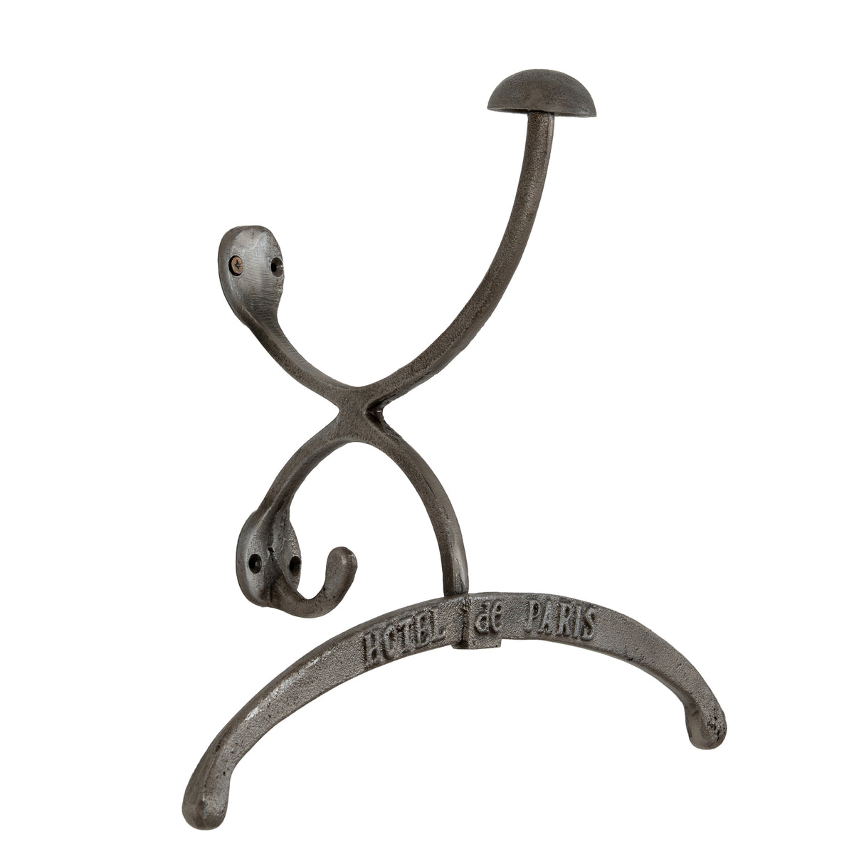 Antiqued Silver Coat Hanger With Hook by Hill Interiors - image 3