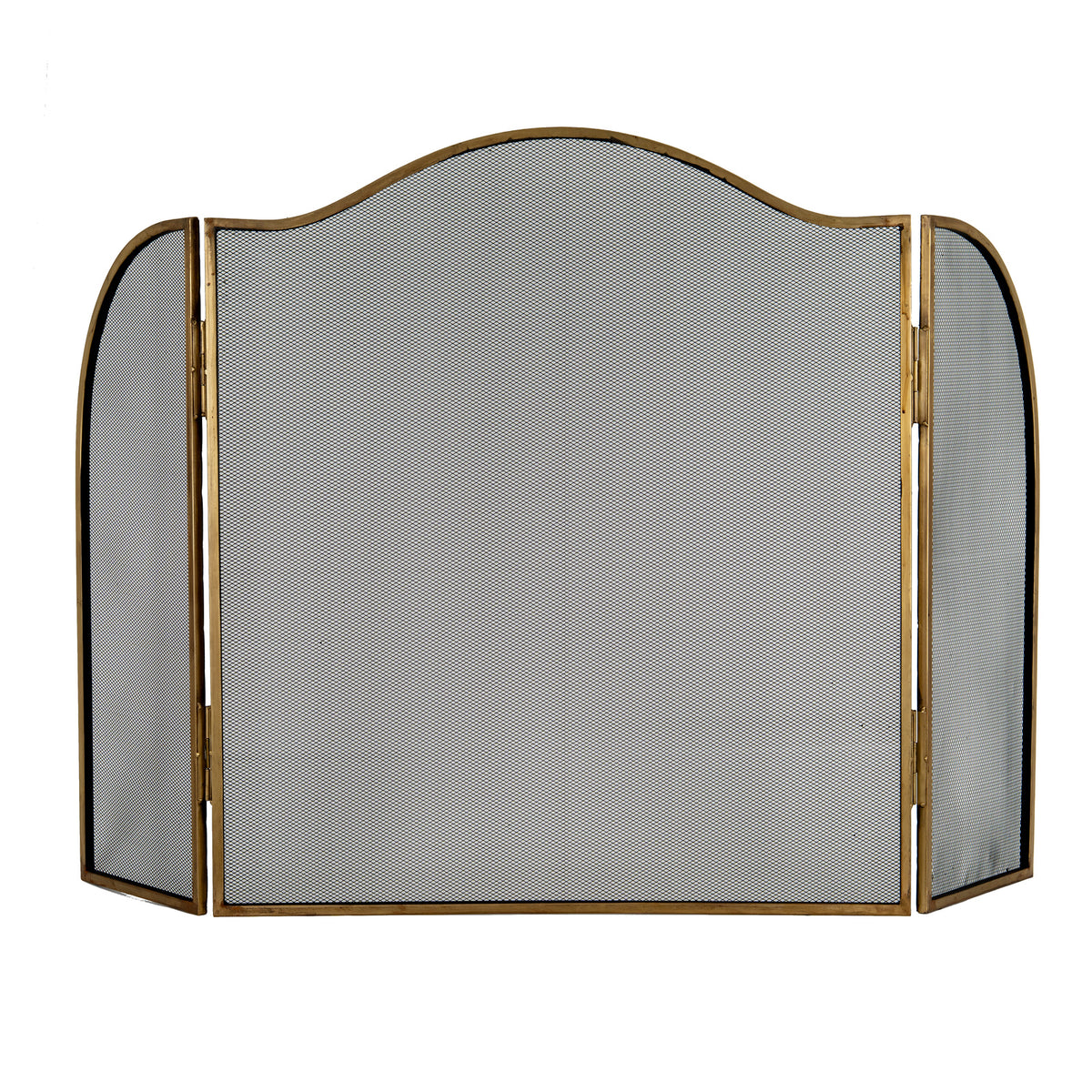 Antiqued Brass Large Fire Screen by Hill Interiors - image 2