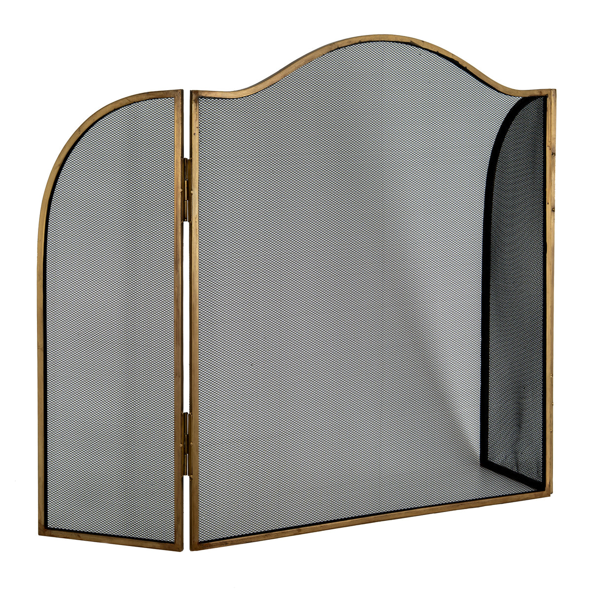 Antiqued Brass Large Fire Screen by Hill Interiors - image 4