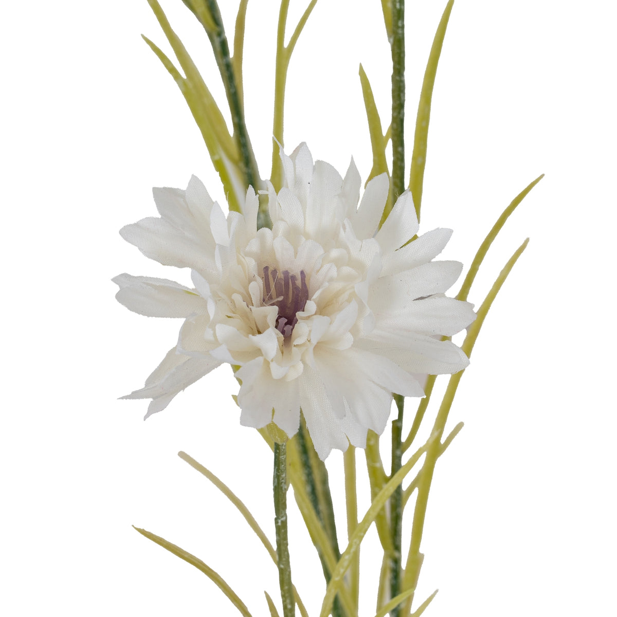 White Cornflower Stem by Hill Interiors - image 3