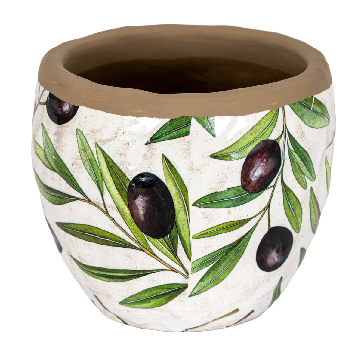 Verdal Olive Small Planter by Hill Interiors