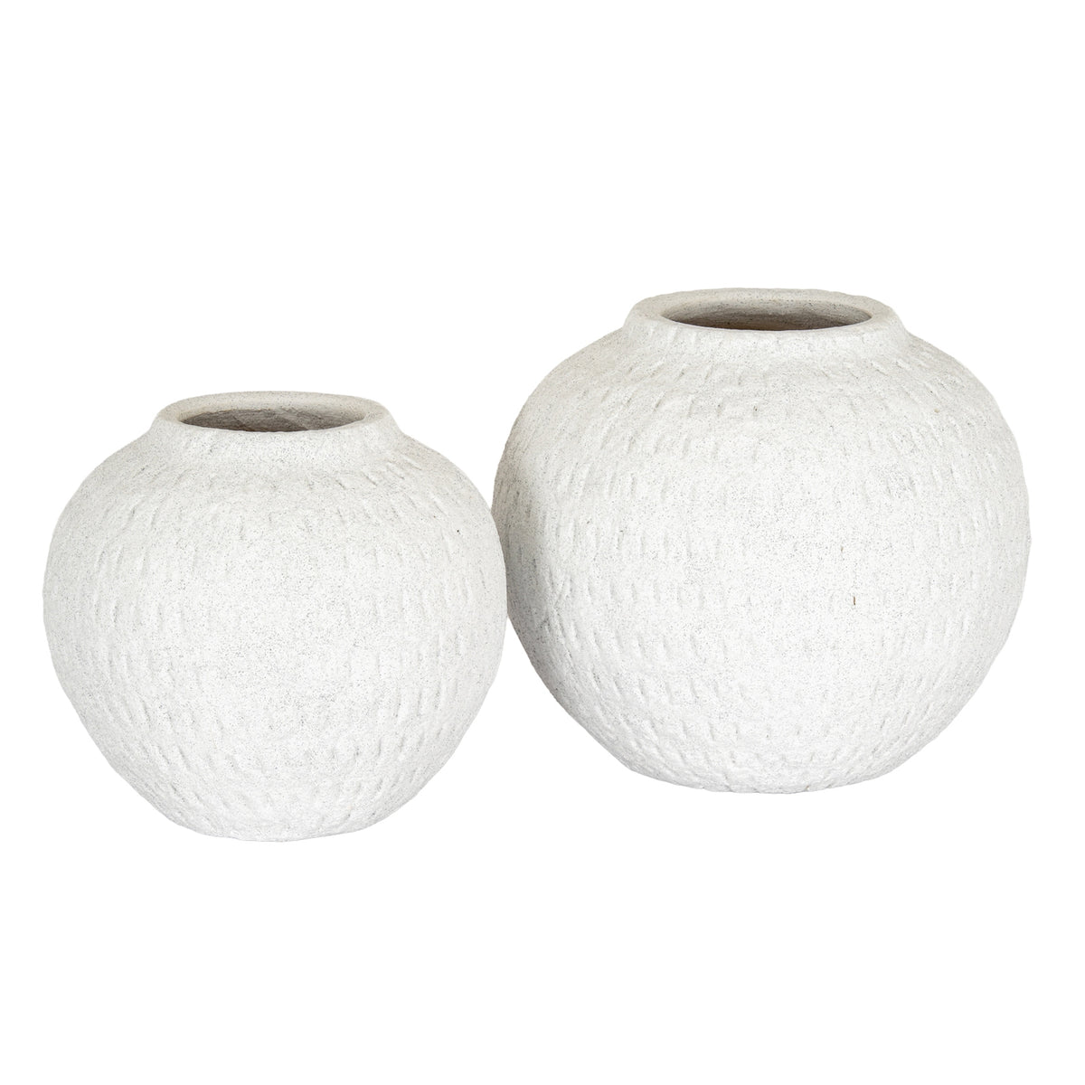 Ashen Large Round Vase by Hill Interiors - image 4