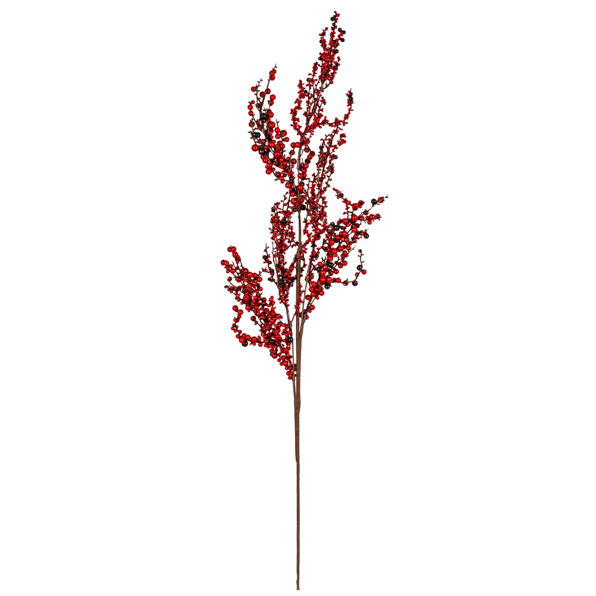 Large Winter Branch Spray With Red Berries by Hill Interiors