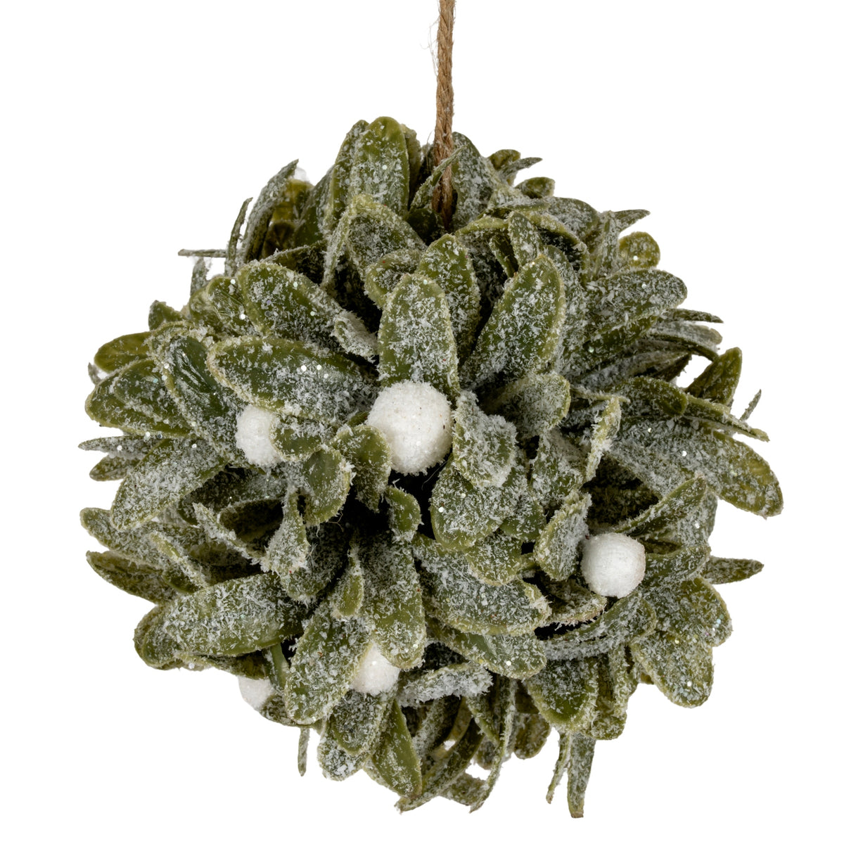 Frosted Mistletoe Ball Decoration by Hill Interiors - image 2
