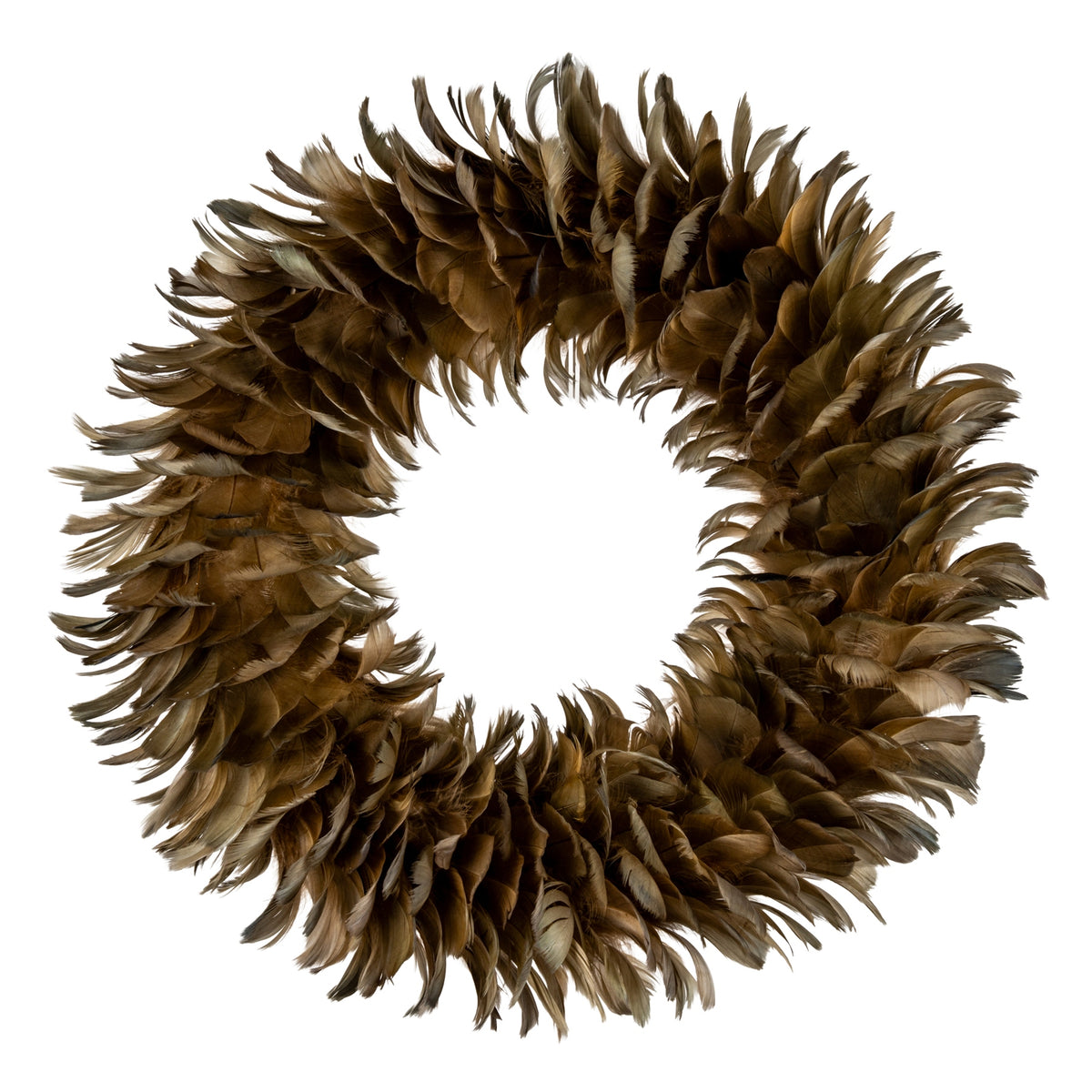 Fawn Feather Wreath by Hill Interiors
