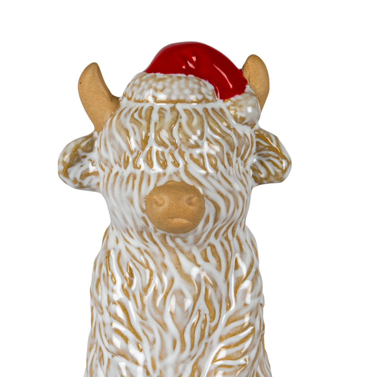 Merry Moo Ceramic Cow Ornament by SEDERVA - image 2