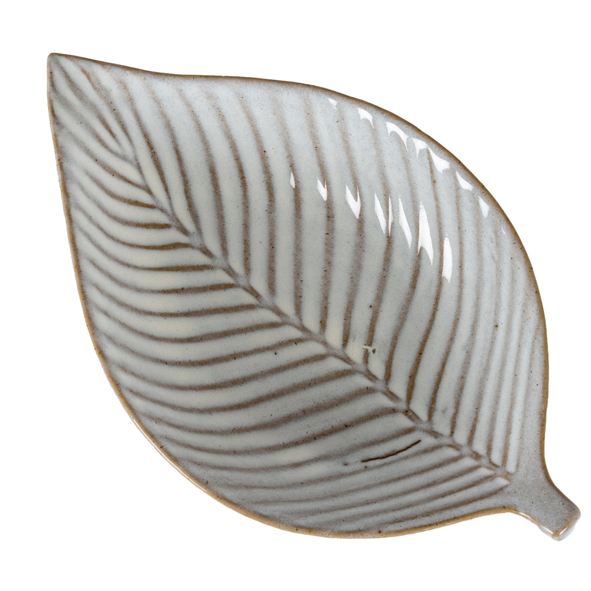 Alora Ceramic Elm Leaf Large Dish by Hill Interiors - image 2