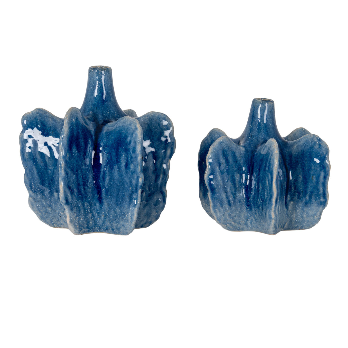Azura Large Blue Statement Vase by Hill Interiors - image 2