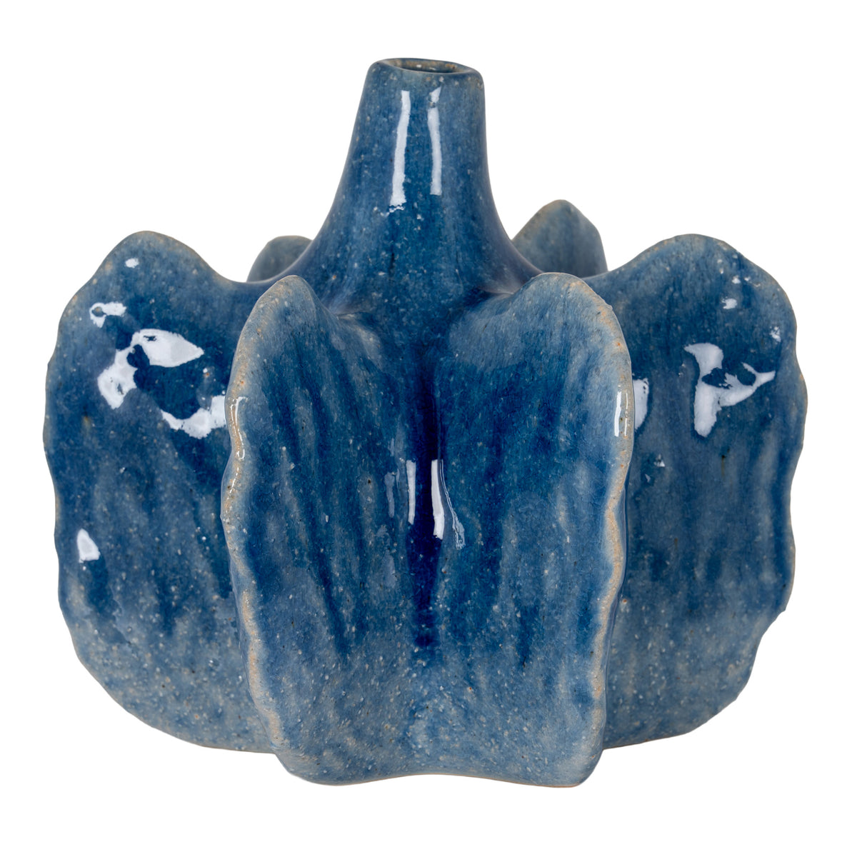 Azura Large Blue Statement Vase by Hill Interiors