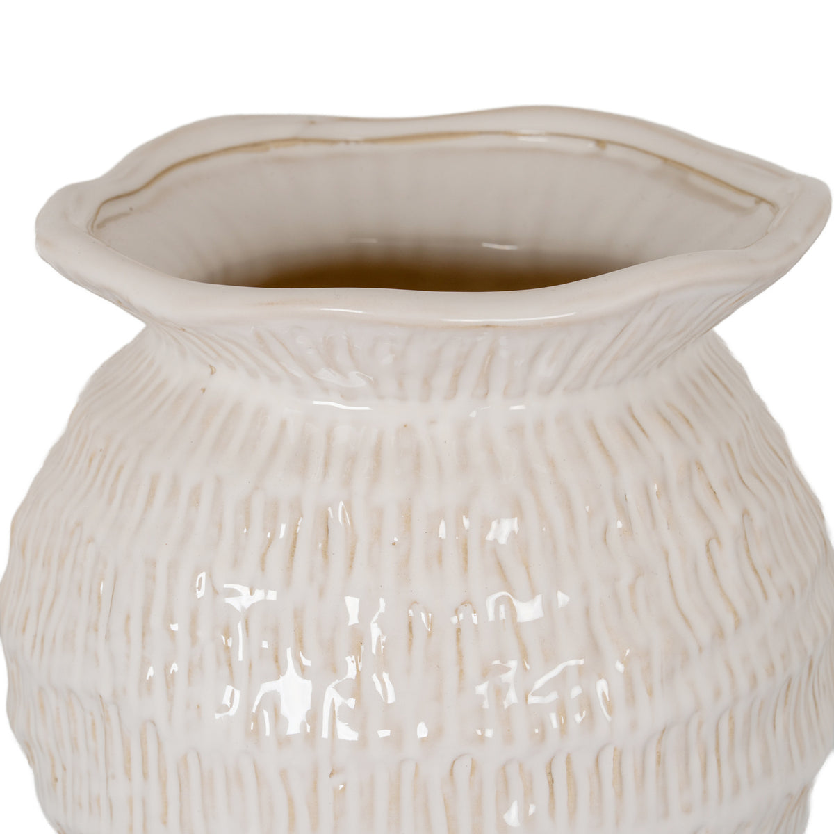 Wavy Rim Medium Round Vase by SEDERVA - image 3