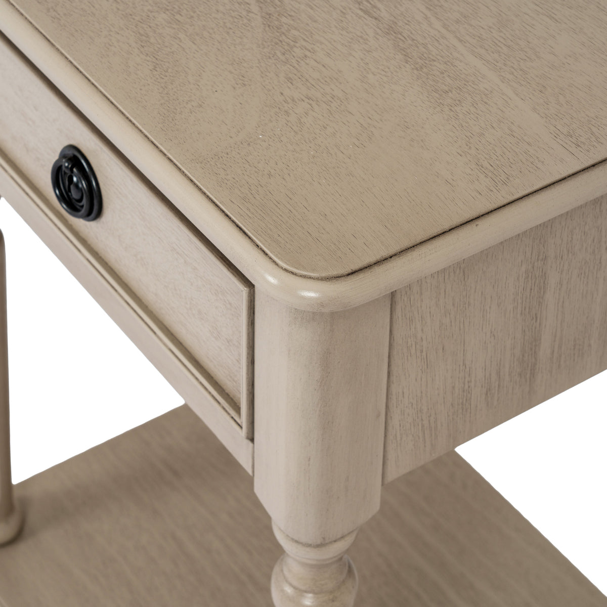 The Rowan Collection 1 Drawer Side Table With Shelf by Hill Interiors - image 2