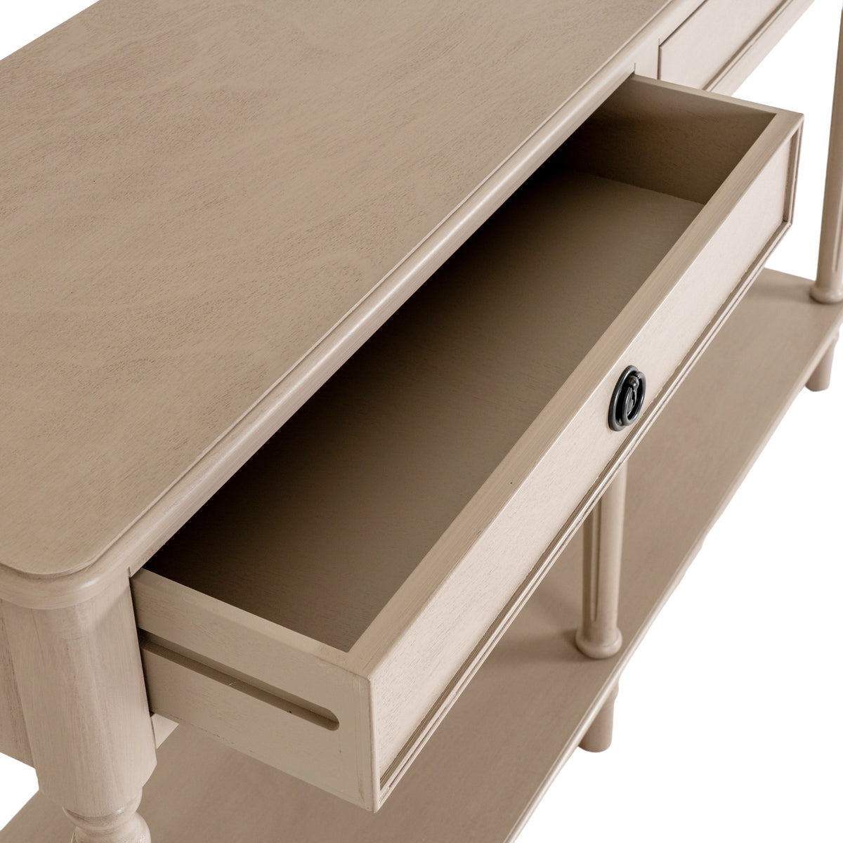 The Rowan Collection 2 Drawer Large Console With Shelf by Hill Interiors - image 4