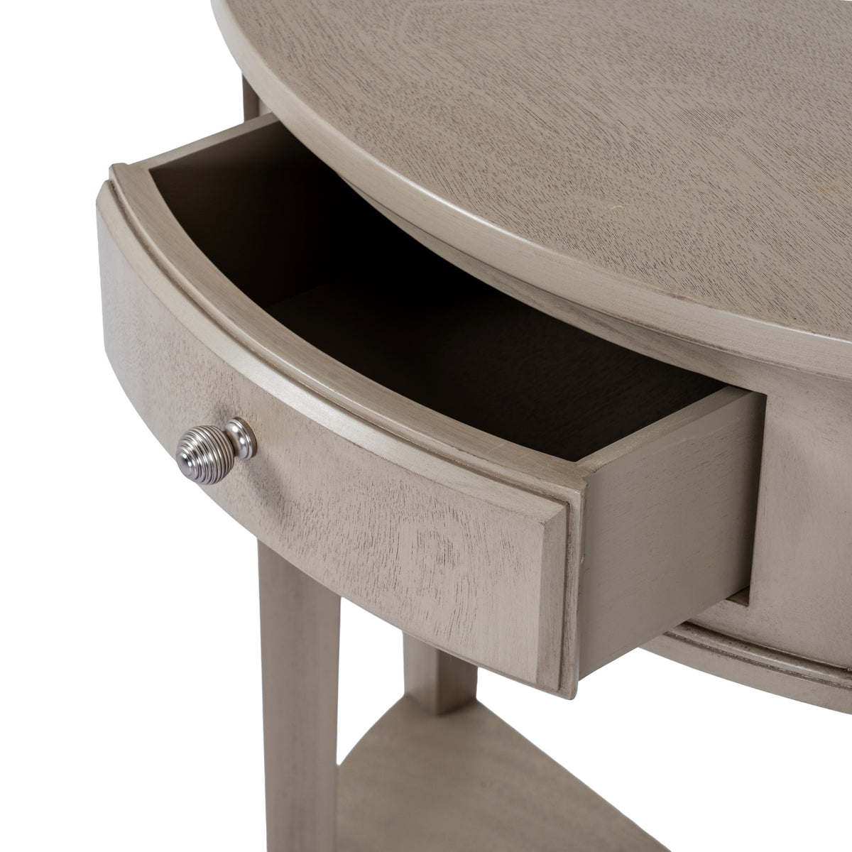 The Emile Collection 1 Drawer Half Moon Console Table by Hill Interiors - image 5