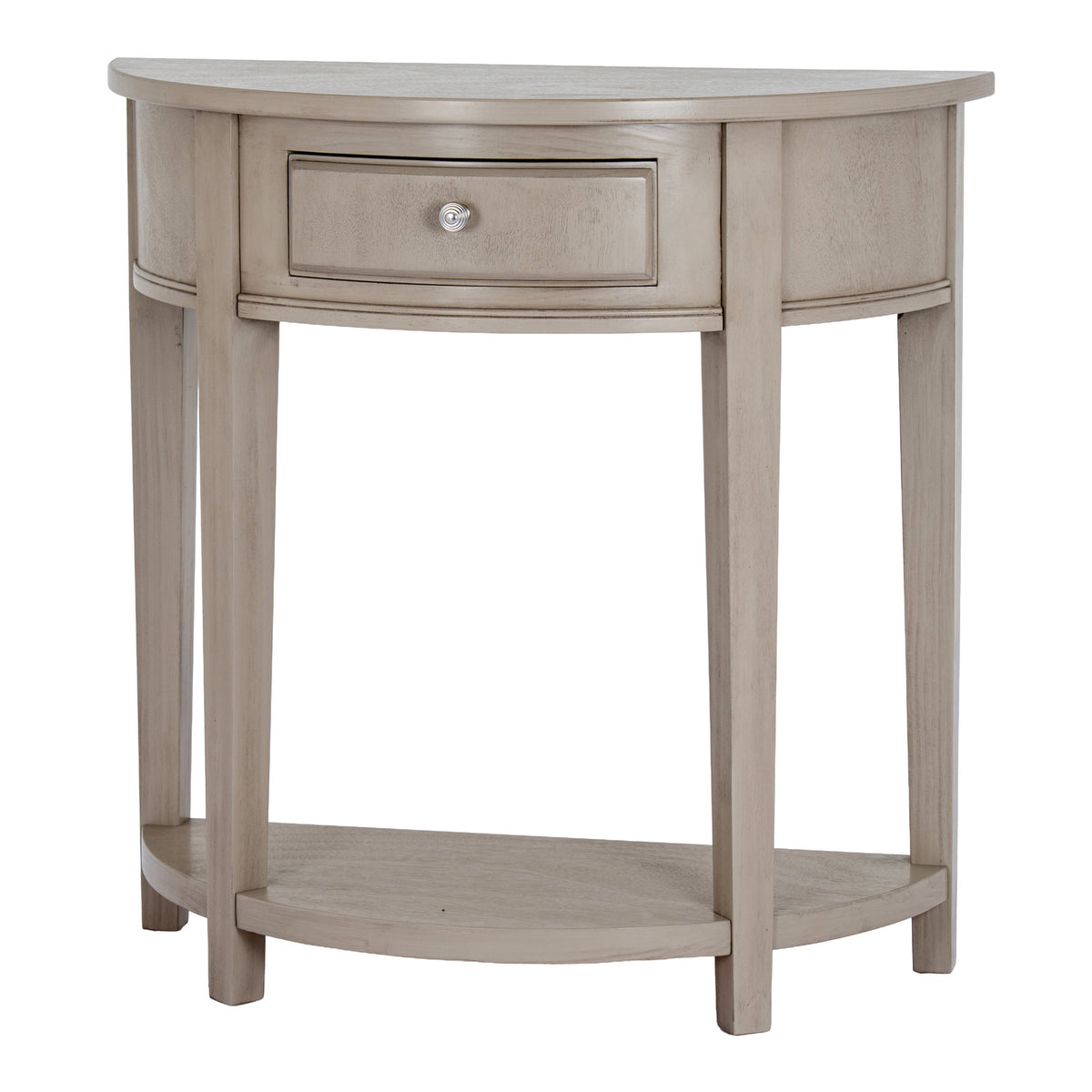 The Emile Collection 1 Drawer Half Moon Console Table by Hill Interiors