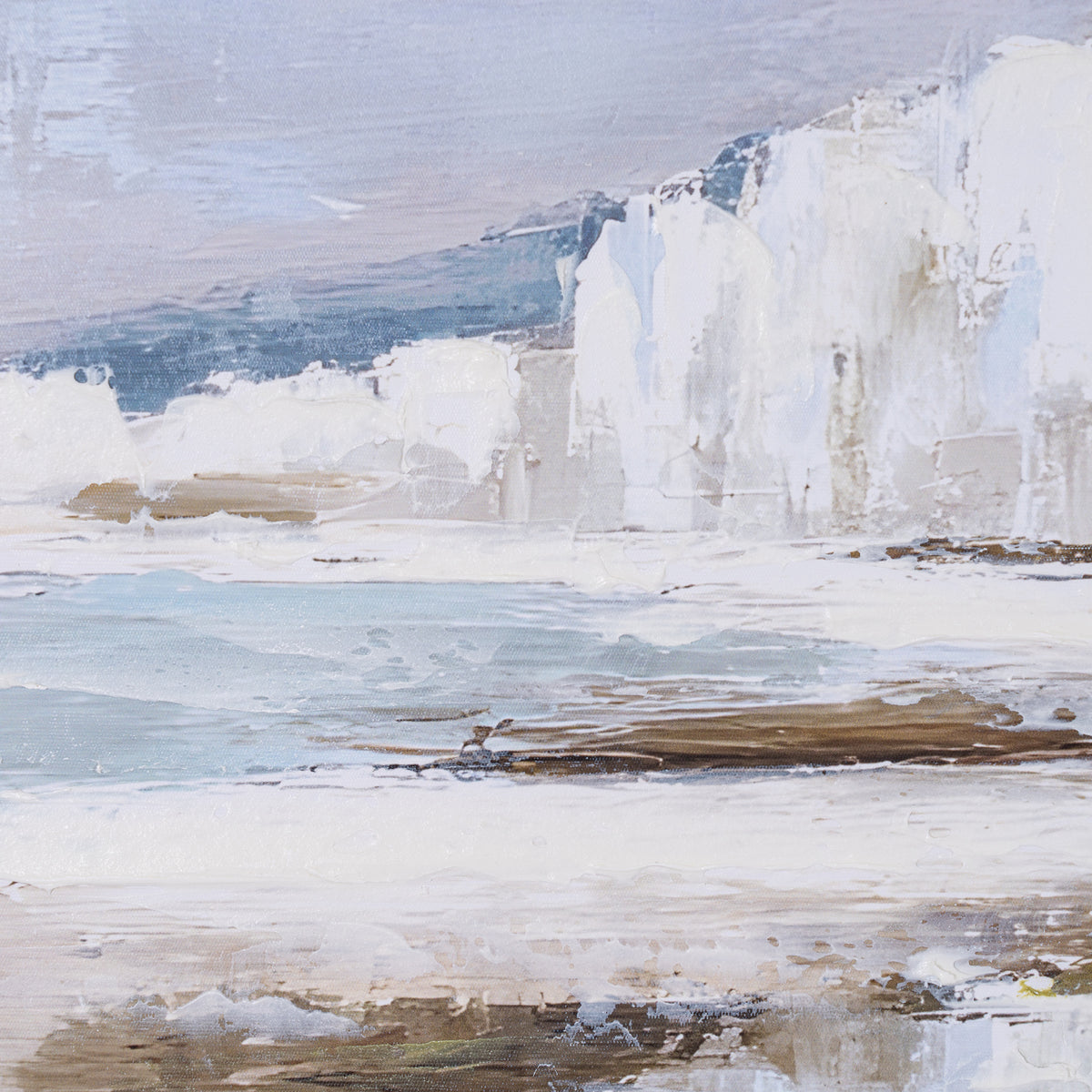 Cliffside View Hand Painted Canvas in Frame by Hill Interiors - image 5