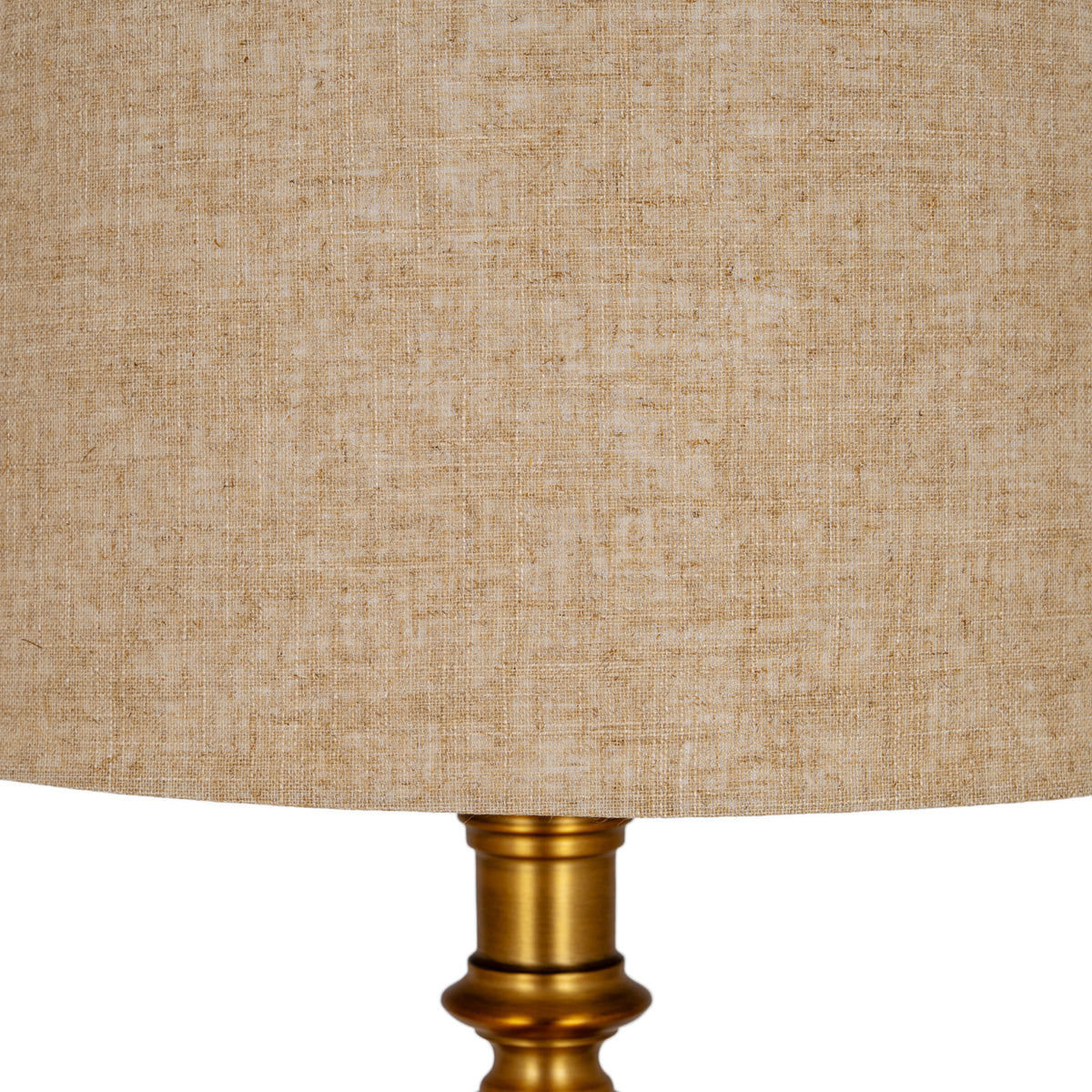 Gatsby Brushed Gold Finished Table Lamp With Linen Shade by Hill Interiors - image 3