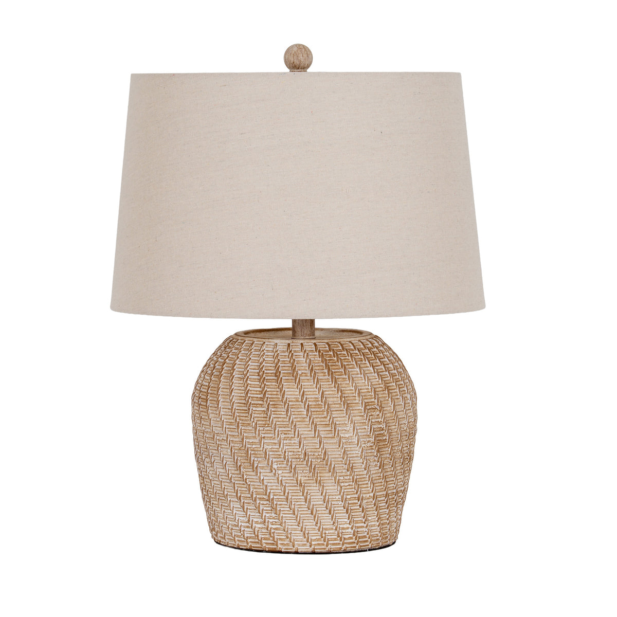 Dune Table Lamp With Linen Shade by Hill Interiors