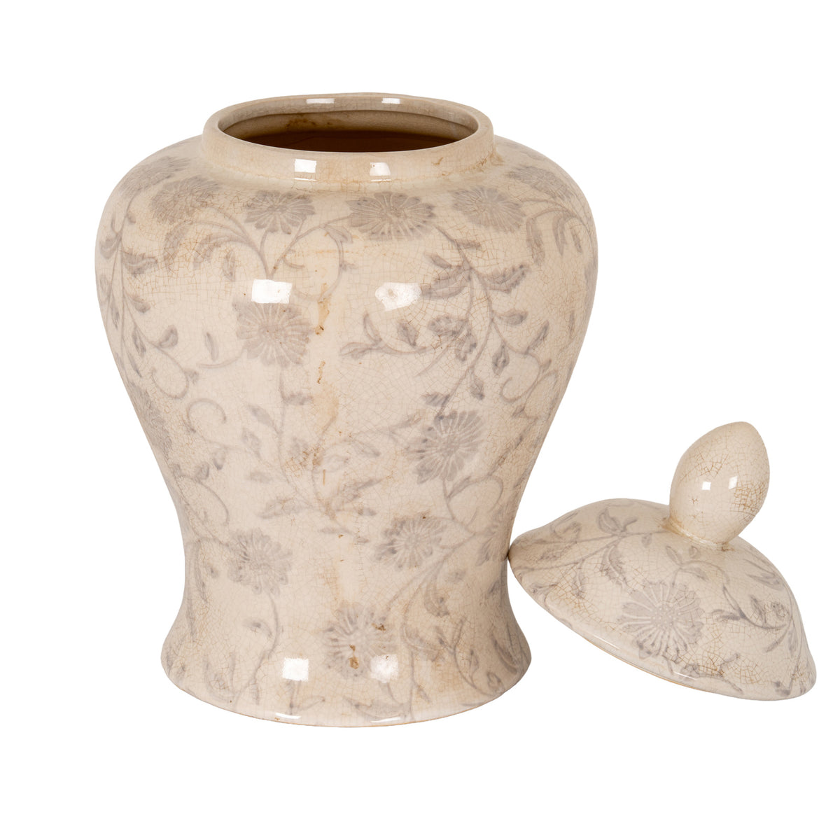 Large Grey Aster Ginger Jar by Hill Interiors - image 4